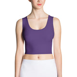 F&F PURPLE CROP TOP (XS-XL) - The Fit and Fabulous